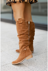 Sibahle – Suede Mid Heel Boots